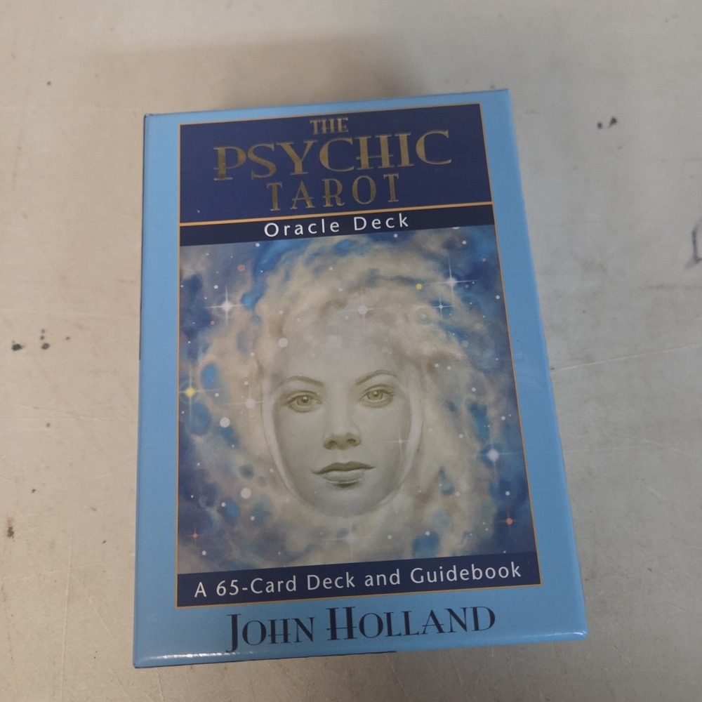 The Psychic Tarot Oracle Deck 65-Card Deck & Guidebook John Holland 2009